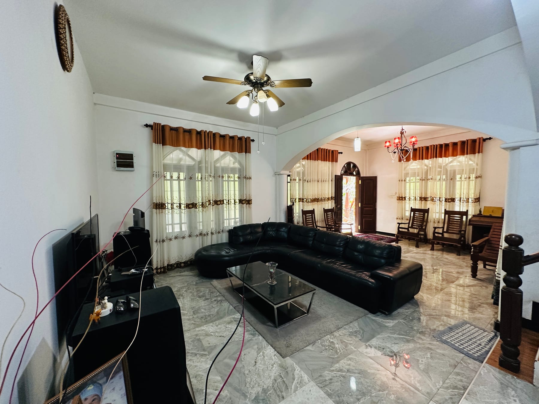 Open shared living room inside The Sanctuary